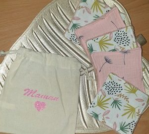 Pochon lingettes lavables